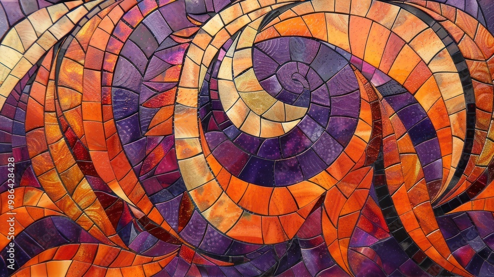 Fototapeta premium Abstract Mosaic Artwork