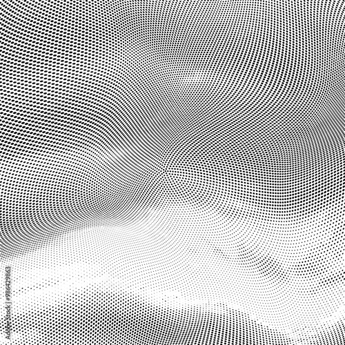 Vector Halftone Pattern. Set of Dots. Dotted Texture on White Background. Overlay Grunge Template. Distress Linear Design. Fade Monochrome Points. Pop Art Backdrop.