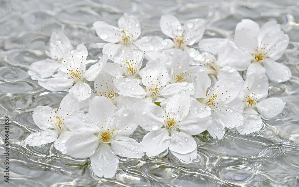 White daisies arranged beautifully on a marble surface with golden veins during daylight White daisies arranged beautifully on a marble surface with golden veins during daylight