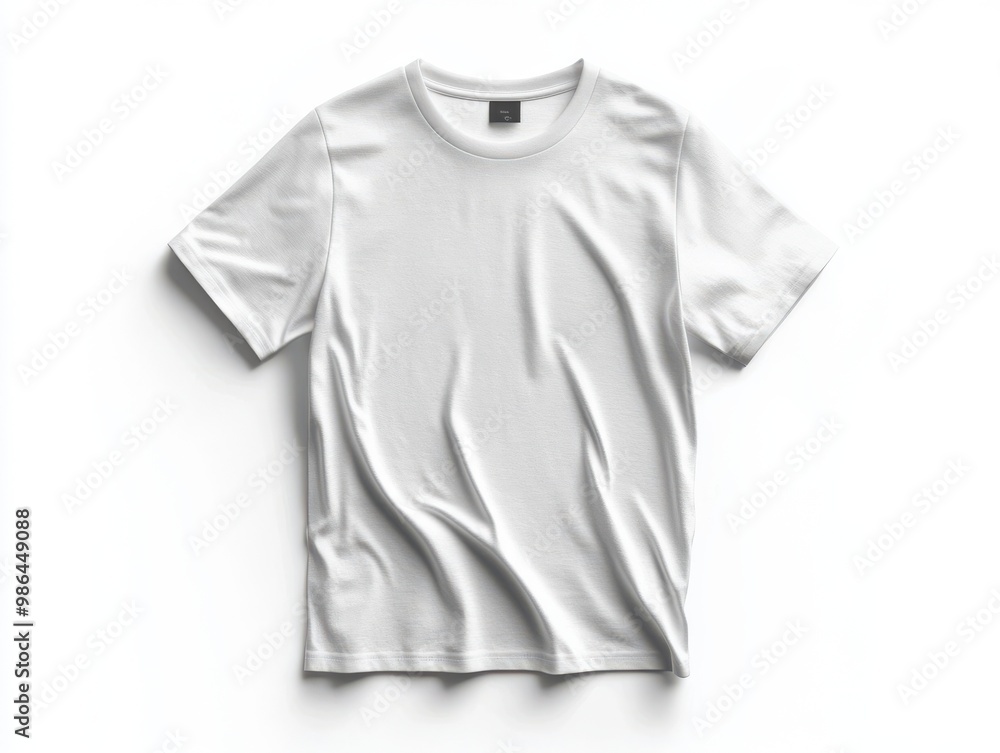 White T Shirt Mockup Clothing Design Template White T Shirt Mockup Clothing Design Template