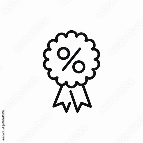badge discount icon sign vector