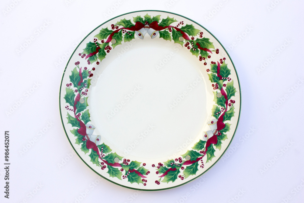 A collection of porcelain plates with classic Christmas images and motifs. Perfect for use on Christmas Day. This plate is large in size and can serve a large amount of food. A collection of porcelain plates with classic Christmas images and motifs. Perfect for use on Christmas Day. This plate is large in size and can serve a large amount of food.