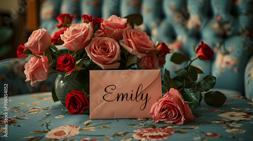 Romantic Handwritten Message photo