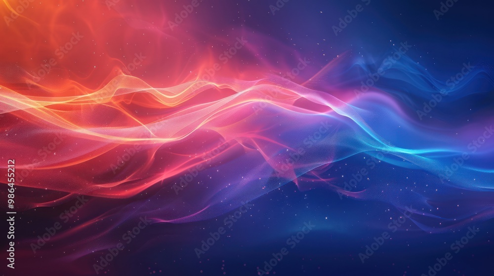 Abstract Red and Blue Swirls Abstract Red and Blue Swirls