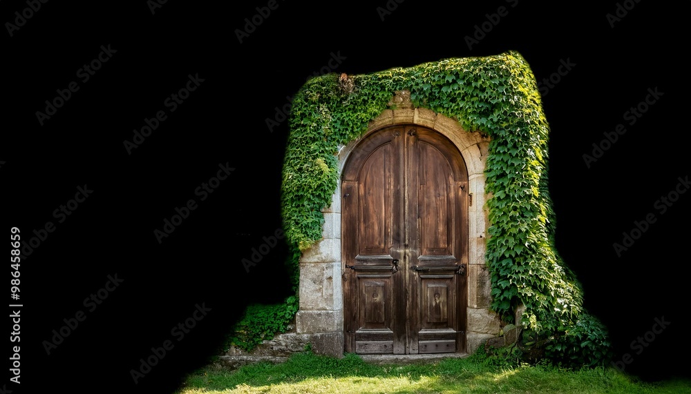 Fototapeta premium old wooden door