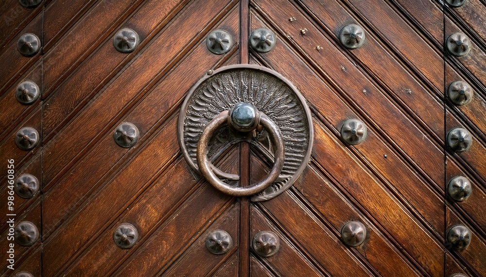 Fototapeta premium old wooden door