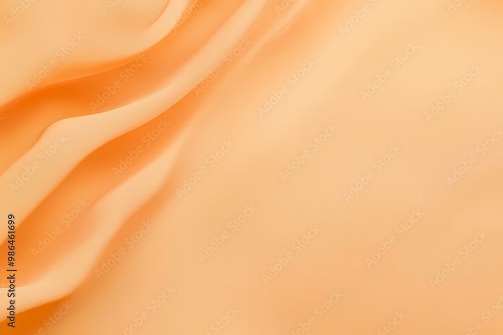 Soft Orange Pastel Background with Gentle Waves Soft Orange Pastel Background with Gentle Waves