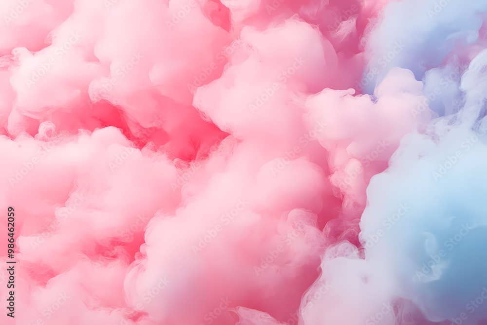 Fototapeta premium Soft Pink Cotton Candy Background for Fun Vibes