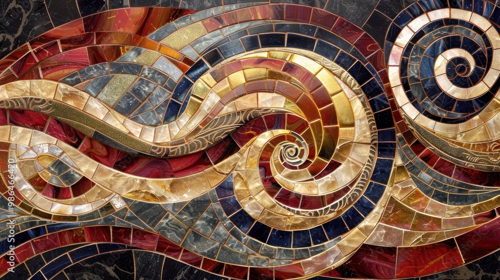 Obraz premium Abstract Mosaic Artwork