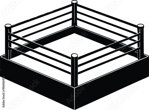 Boxing Ring Boxing Ring Icons, Boxing Ring Clipart Vector Boxing