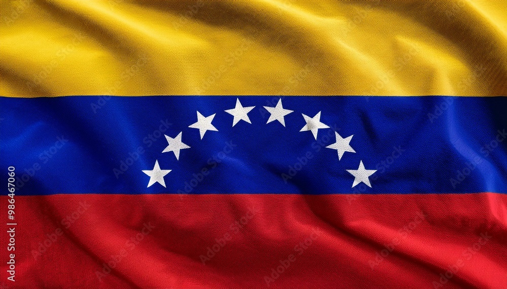 ベネズエラの国旗(waving national flag of Venezuela.)
ベネズエラの国旗(waving national flag of Venezuela.)