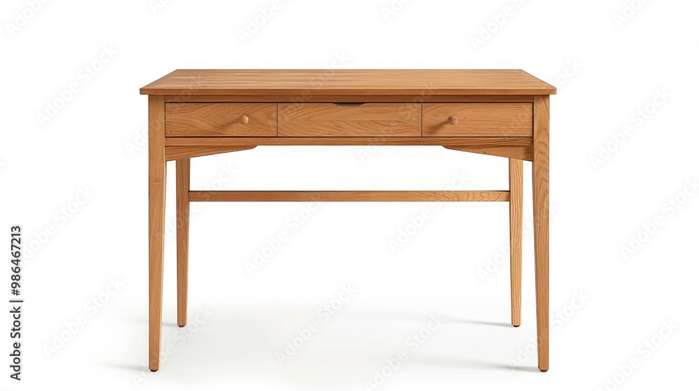 Wooden Desk with Drawers Wooden Desk with Drawers