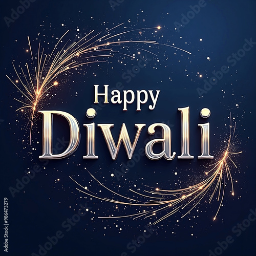 Wallpaper Mural Happy Diwali - festival of lights colorful poster template design, Hindu festival Torontodigital.ca