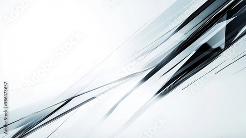 Modern business background with sharp lines and clean white space