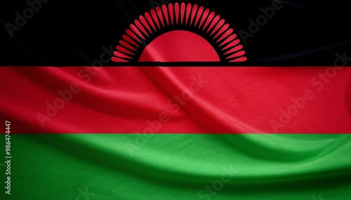 Free Download マラウイの国旗(waving national flag of Malawi.)
 - GFXLoad