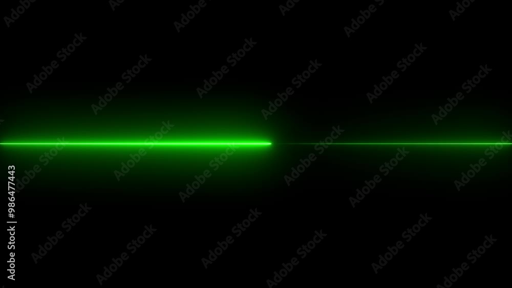 Neon Light Glowing green Color Seamless Neon Light Line Technology, line animation Neon Light Glowing green Color Seamless Neon Light Line Technology, line animation