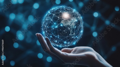 Digital Connectivity and Global Network Concept