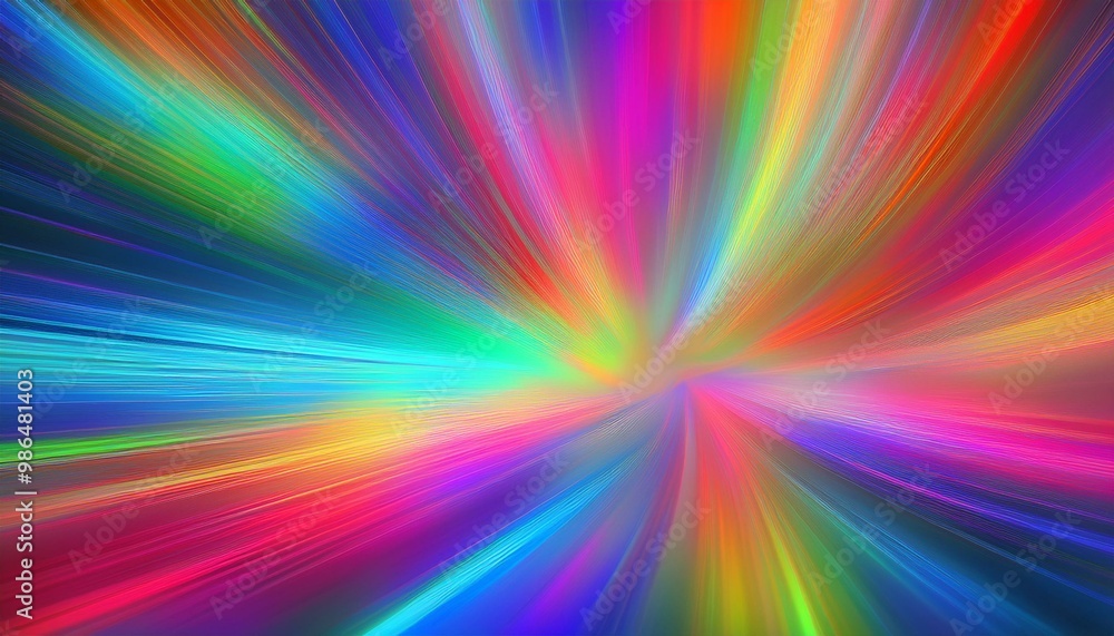 Obraz premium Abstract colorful blurred background with light streaks.