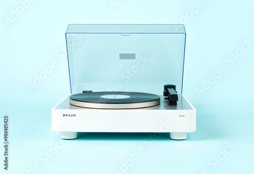 White Braun SK4 Turntable.