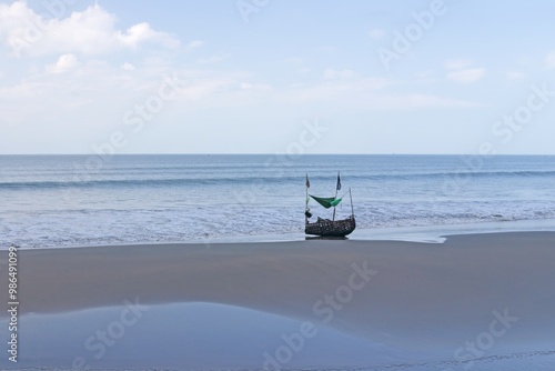 small fishing boat in cox's bazar.this photo was taken from Chittagong,Bangladesh. photo