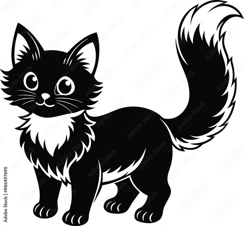 black and white cat black and white cat