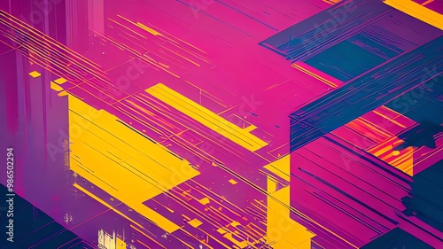 abstract background pop art colorful