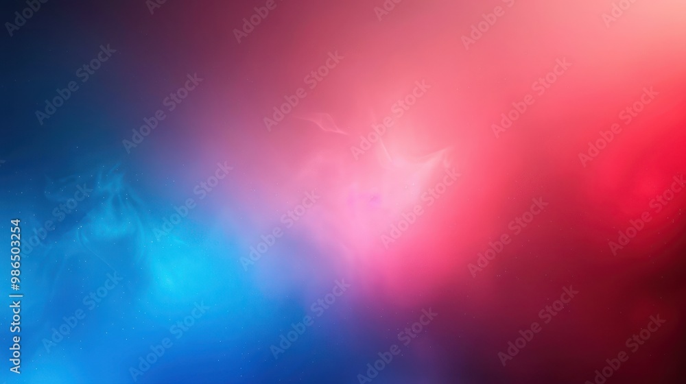 Fototapeta premium Abstract Blue and Red Swirls