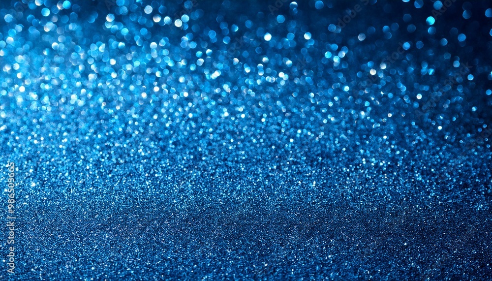 Fototapeta premium 青色のラメ・グリッターの背景画像（Blue glitter background image.）