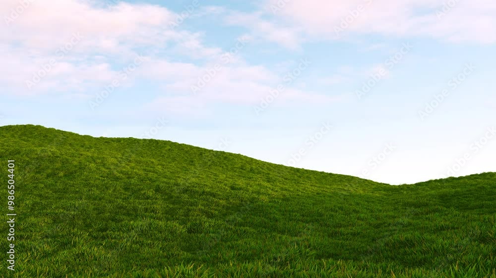 Green beautiful field against the background of a calm sky
Green beautiful field against the background of a calm sky