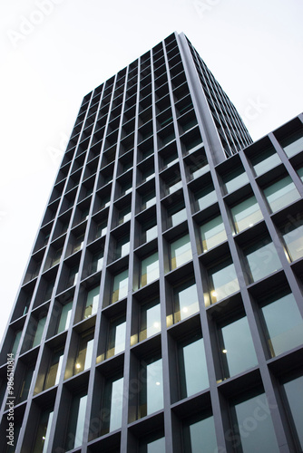 tall skyscraper-like office building with glass windows