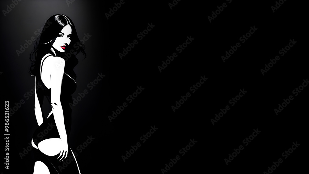 Striking Silhouette of a Girl in a Bikini: A Bold and Elegant Visual Statement Striking Silhouette of a Girl in a Bikini: A Bold and Elegant Visual Statement