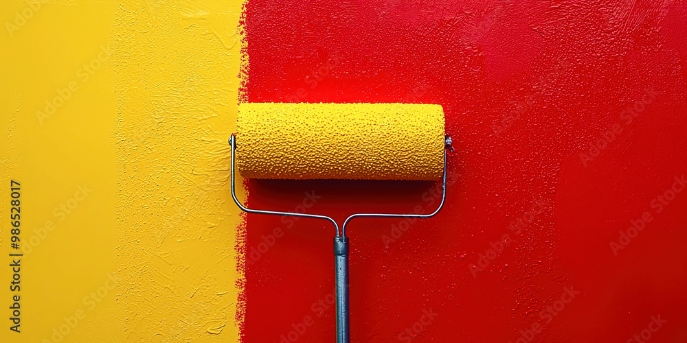 Obraz premium Bright colors roller