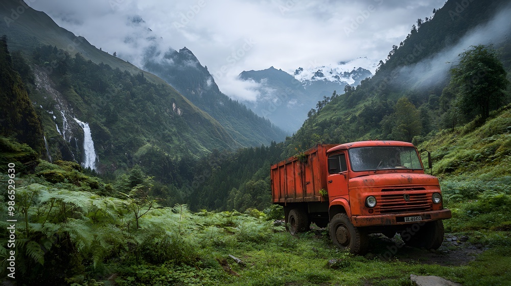 Old Truck Abandoned in the Middle of the Forest Covered with Vegetation, Photo Realistic, Standard Background, Wallpaper, Cover and Screen for Smartphone, PC, Laptop, 9:16 and 16:9 Format Old Truck Abandoned in the Middle of the Forest Covered with Vegetation, Photo Realistic, Standard Background, Wallpaper, Cover and Screen for Smartphone, PC, Laptop, 9:16 and 16:9 Format