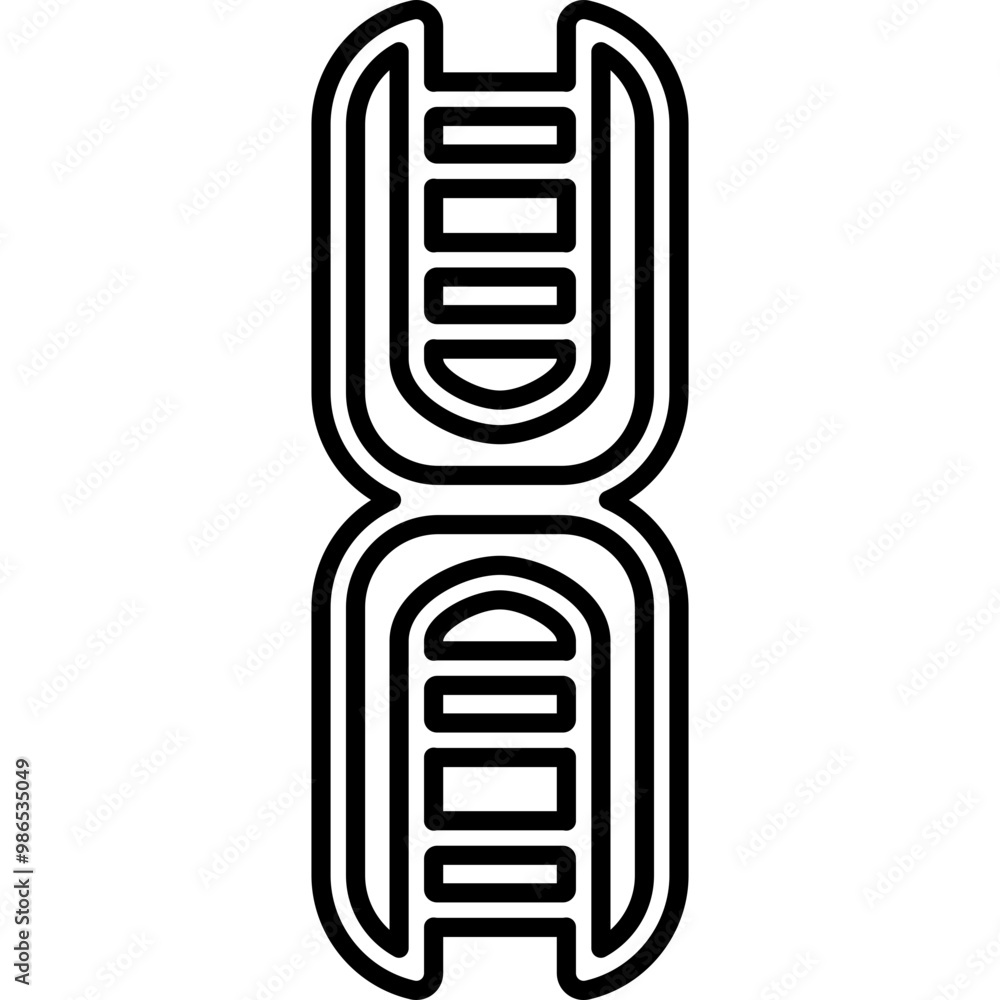 Single isolated icon with outline style icon on white background Single isolated icon with outline style icon on white background