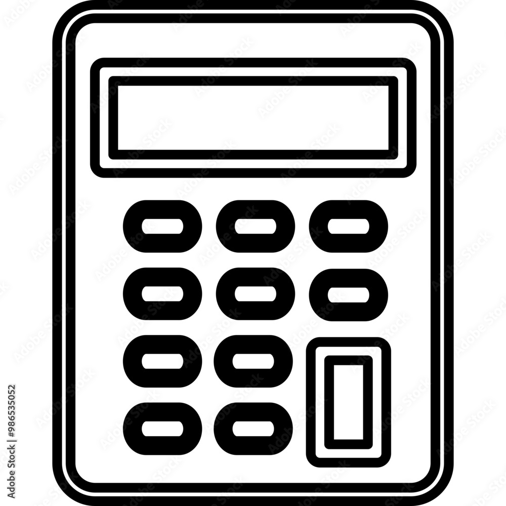 Fototapeta premium Single isolated icon with outline style icon on white background