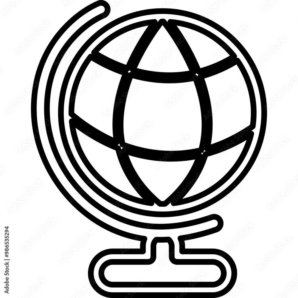 Single isolated icon with outline style icon on white background Single isolated icon with outline style icon on white background