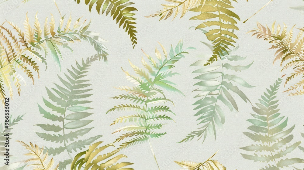 Fern Leaves Pattern Fern Leaves Pattern