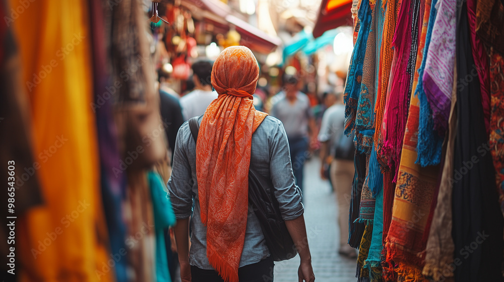 Traveler in Morocco Market Traveler in Morocco Market