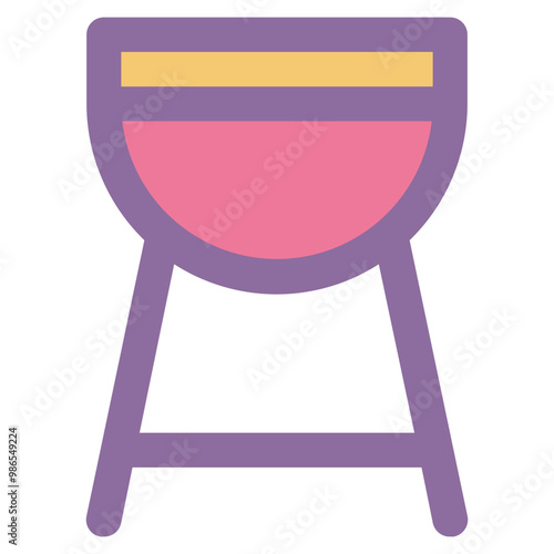 Barbecue Flat Icons 