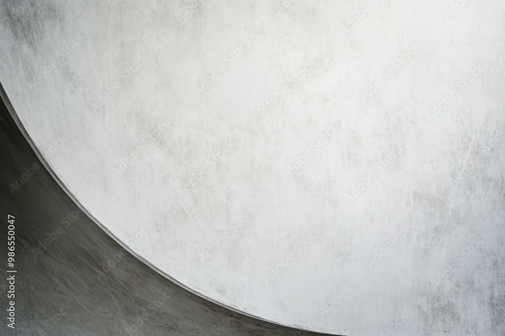 Fototapeta premium Abstract curved texture with soft tones in a minimalist space showcasing subtle gradients from light to dark