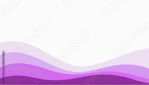 An illustration of wavy purple patterns on a white background.