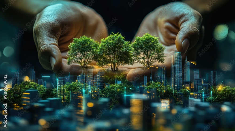 Obraz premium Protecting Nature in the City
