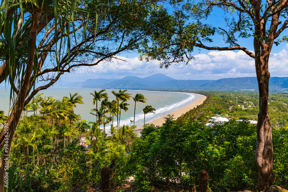 Four mile beach in Port Douglas, Australia