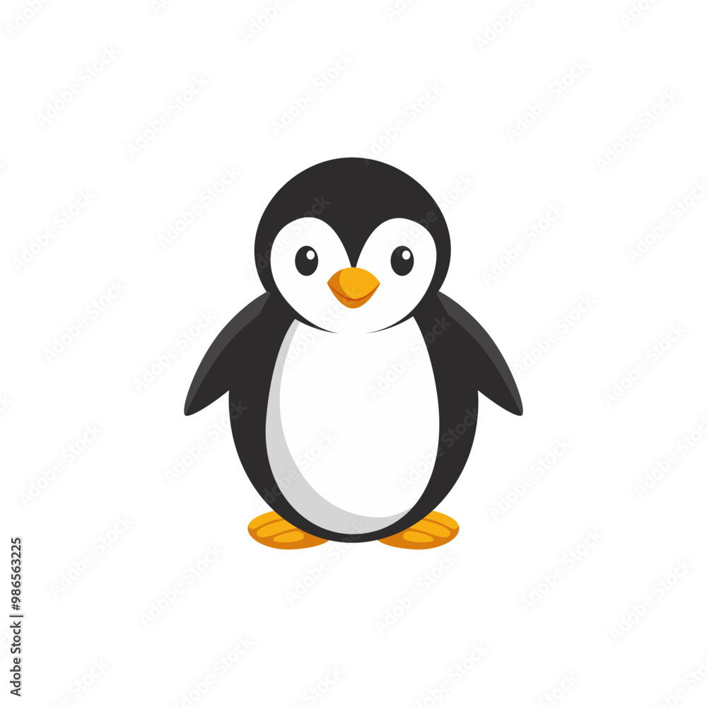 Obraz premium penguin vector illustration 