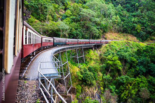 Obraz na płótnie Kuranda Scenic Railway in Far North Queensland, Australia w salonie