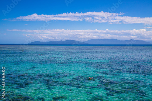 Obraz na płótnie Green Island in Queensland, Australia w salonie
