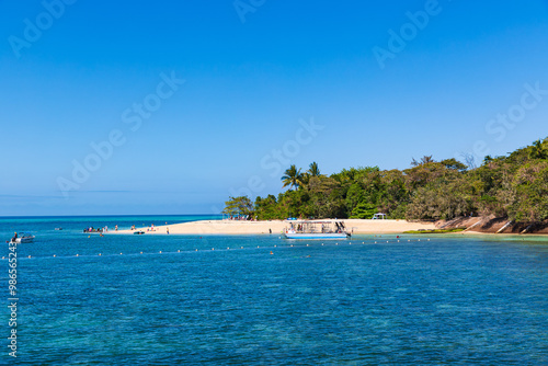 Obraz na płótnie Green Island in Queensland, Australia w salonie