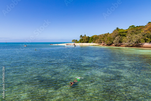 Obraz na płótnie Green Island in Queensland, Australia w salonie