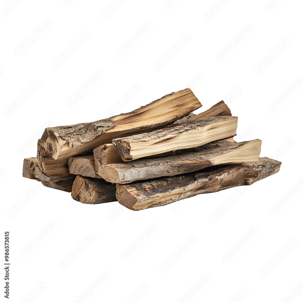 A pile of firewood, cut out A pile of firewood, cut out