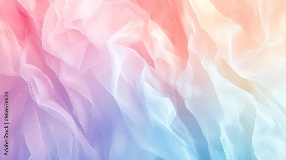 Fototapeta premium Gentle blurred background with soothing gradients and light diffusion